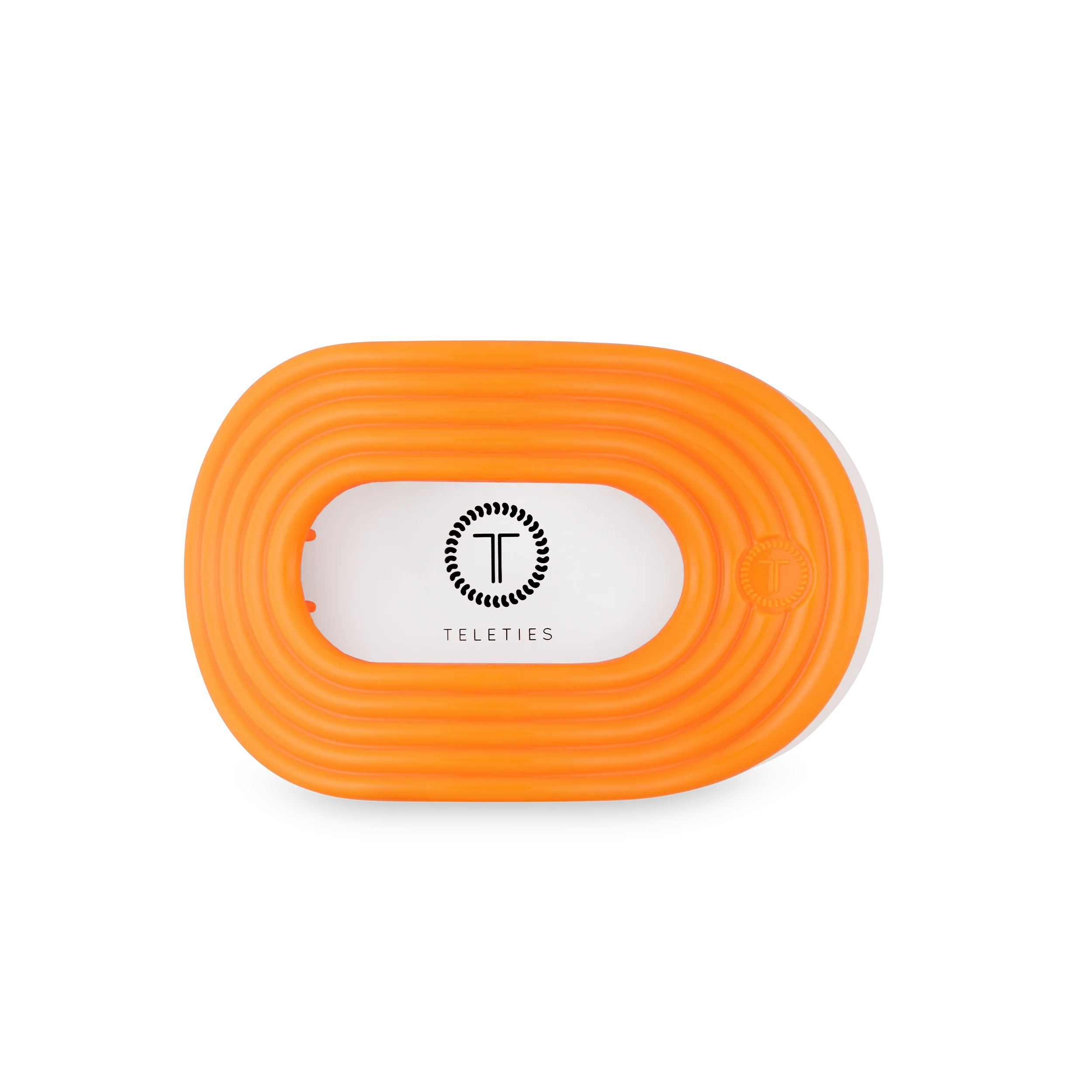 TELETIES - Flat Round Hair Clip | Medium | Day Rave - Image 2