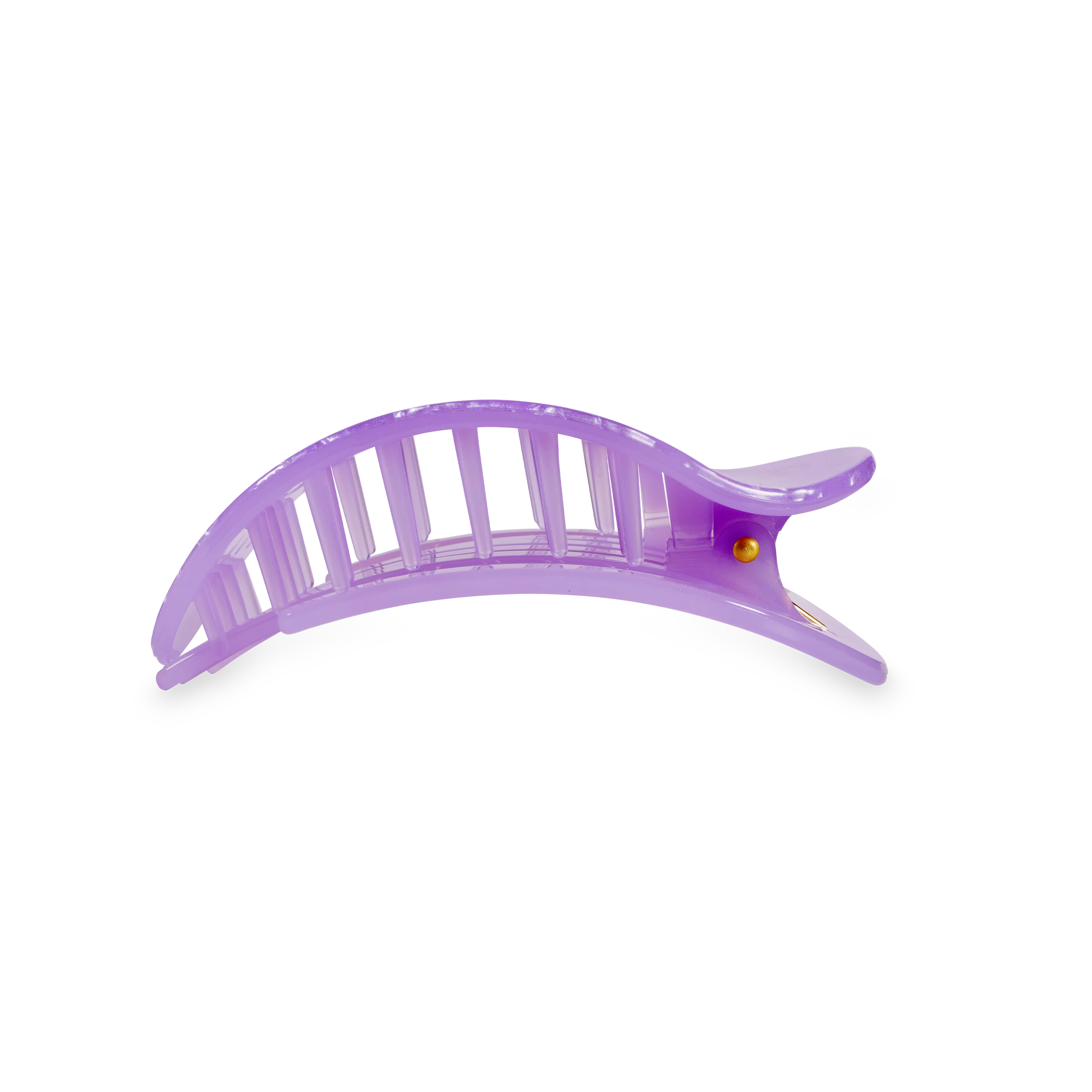 TELETIES - Flat Round Hair Clip | Medium | Lavender Mist - Image 3