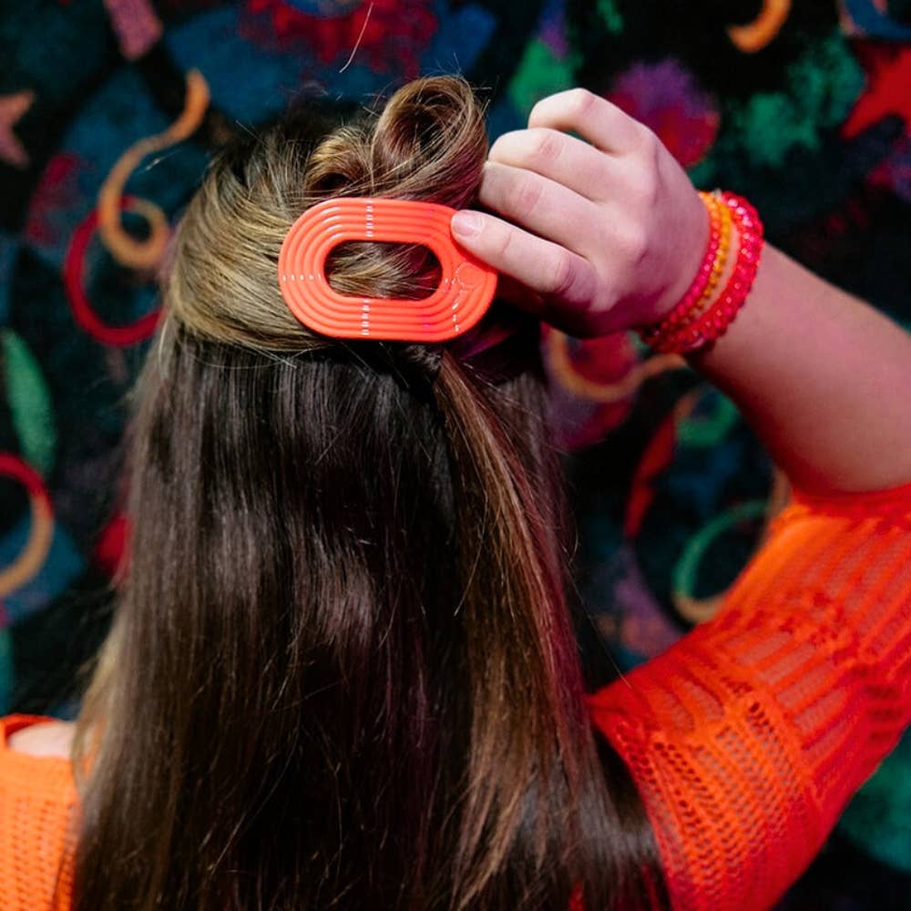 TELETIES - Flat Round Hair Clip | Small | Darty - Image 4