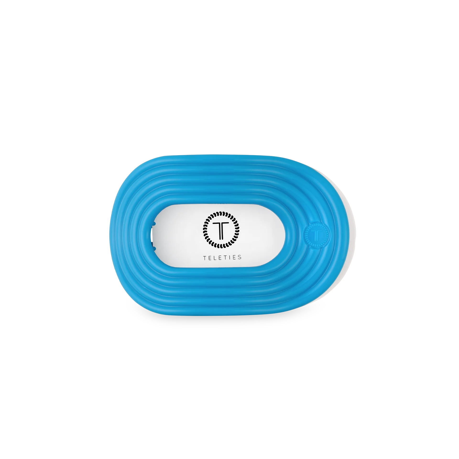TELETIES - Flat Round Hair Clip | Small | Miami Vice - Image 2