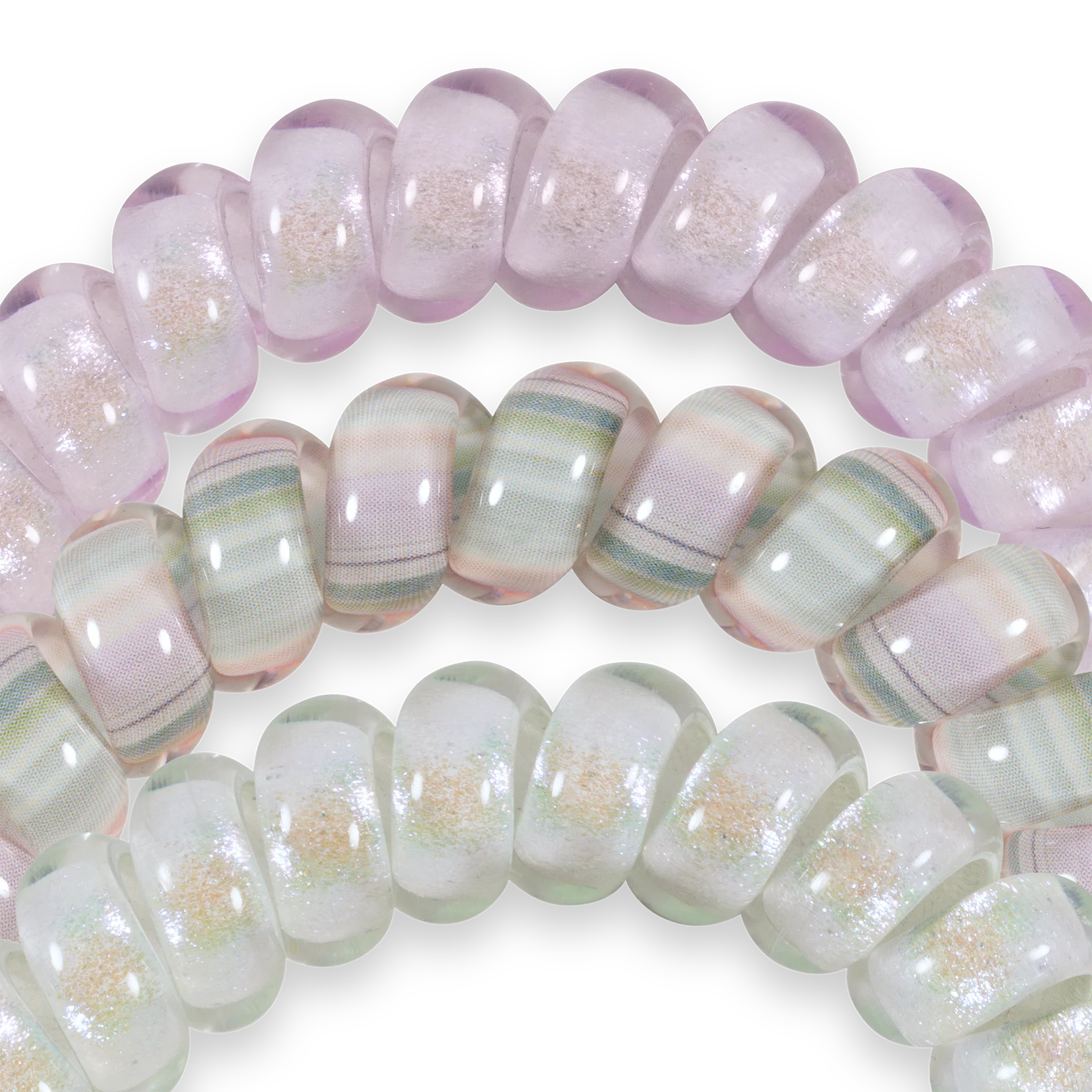 TELETIES - Opal Glow Large Hair Ties - Image 3
