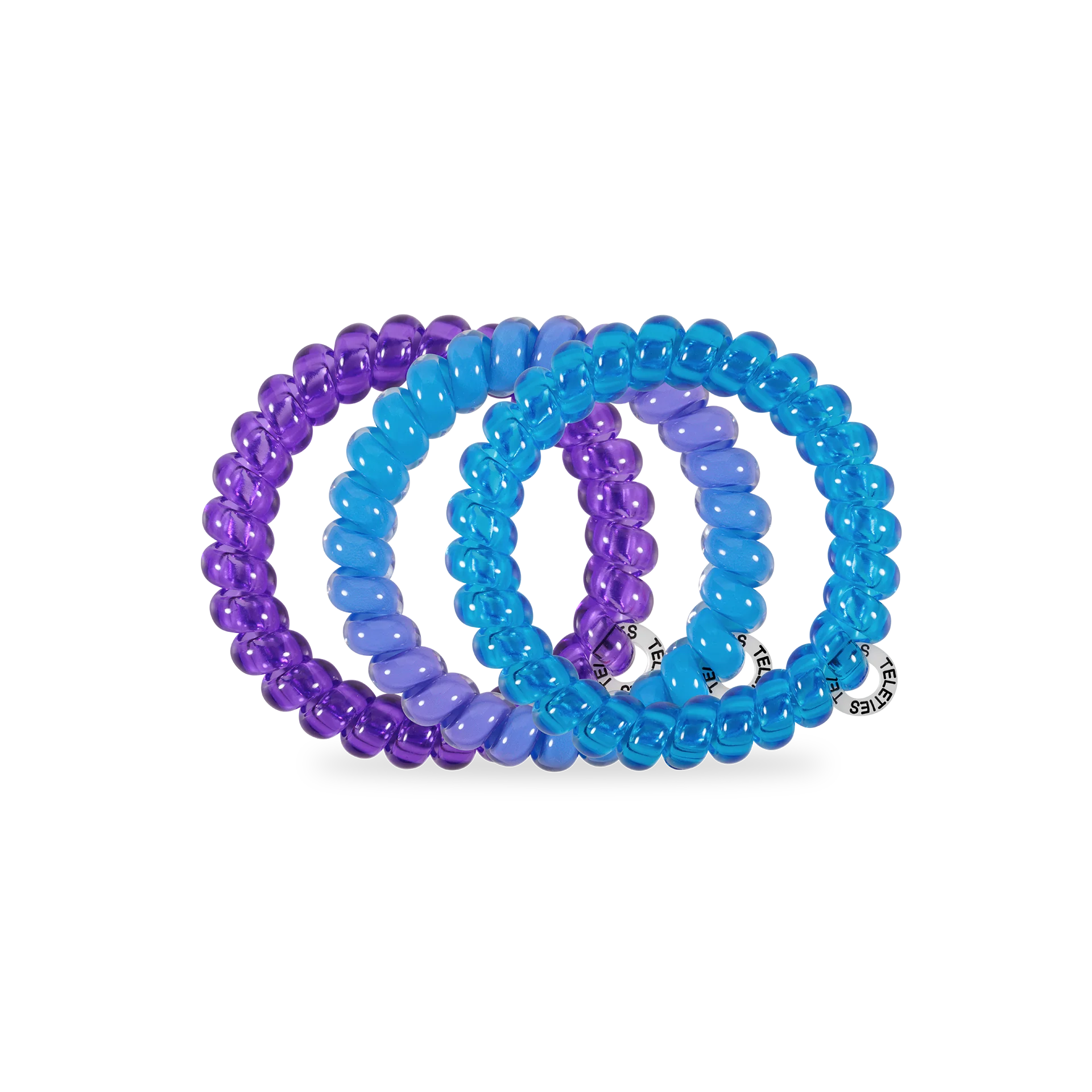 TELETIES - Spiral Hair Coils | Large | Miami Vice - Image 2
