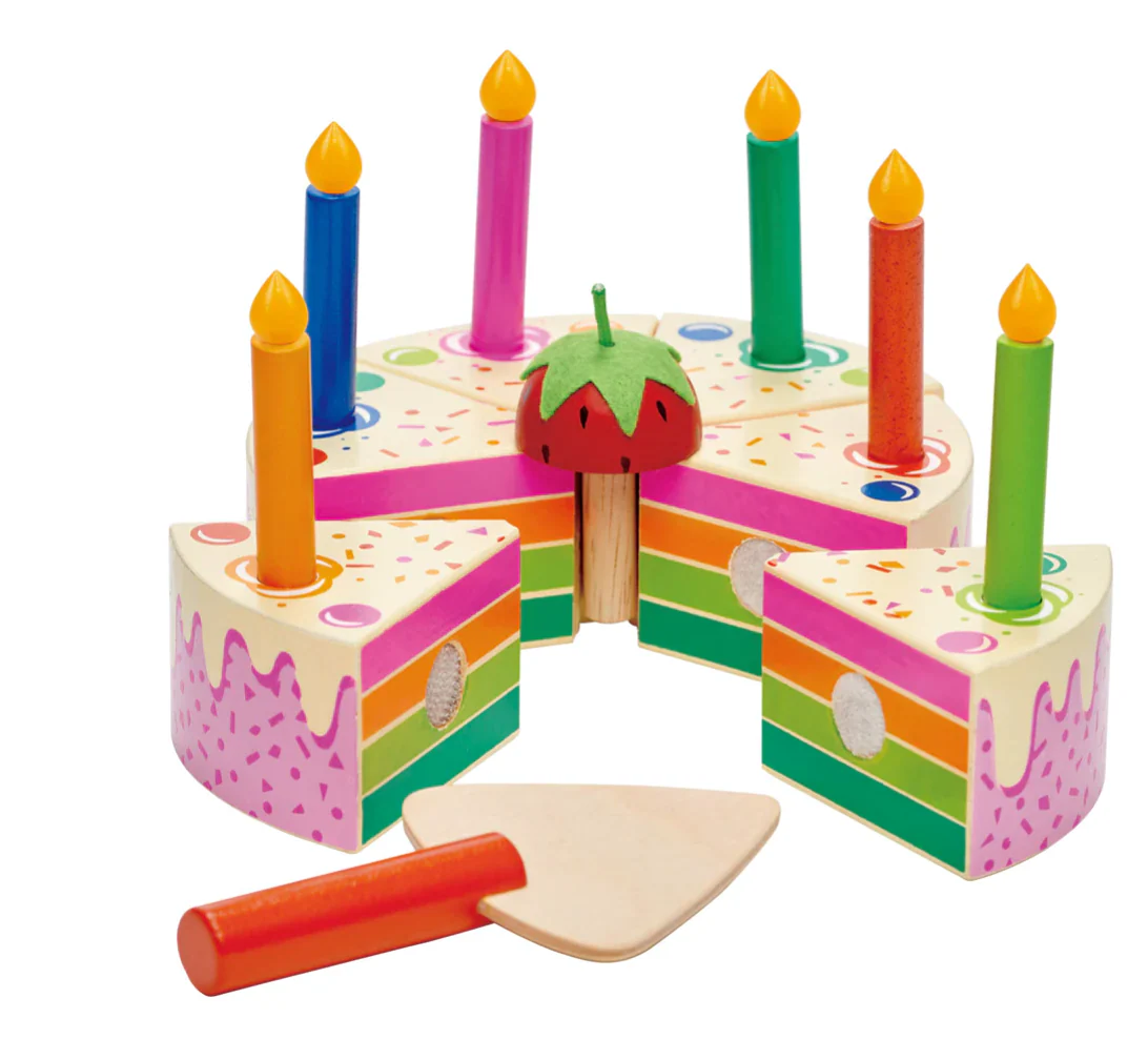 Tender Leaf Rainbow Birthday Cake - Image 2