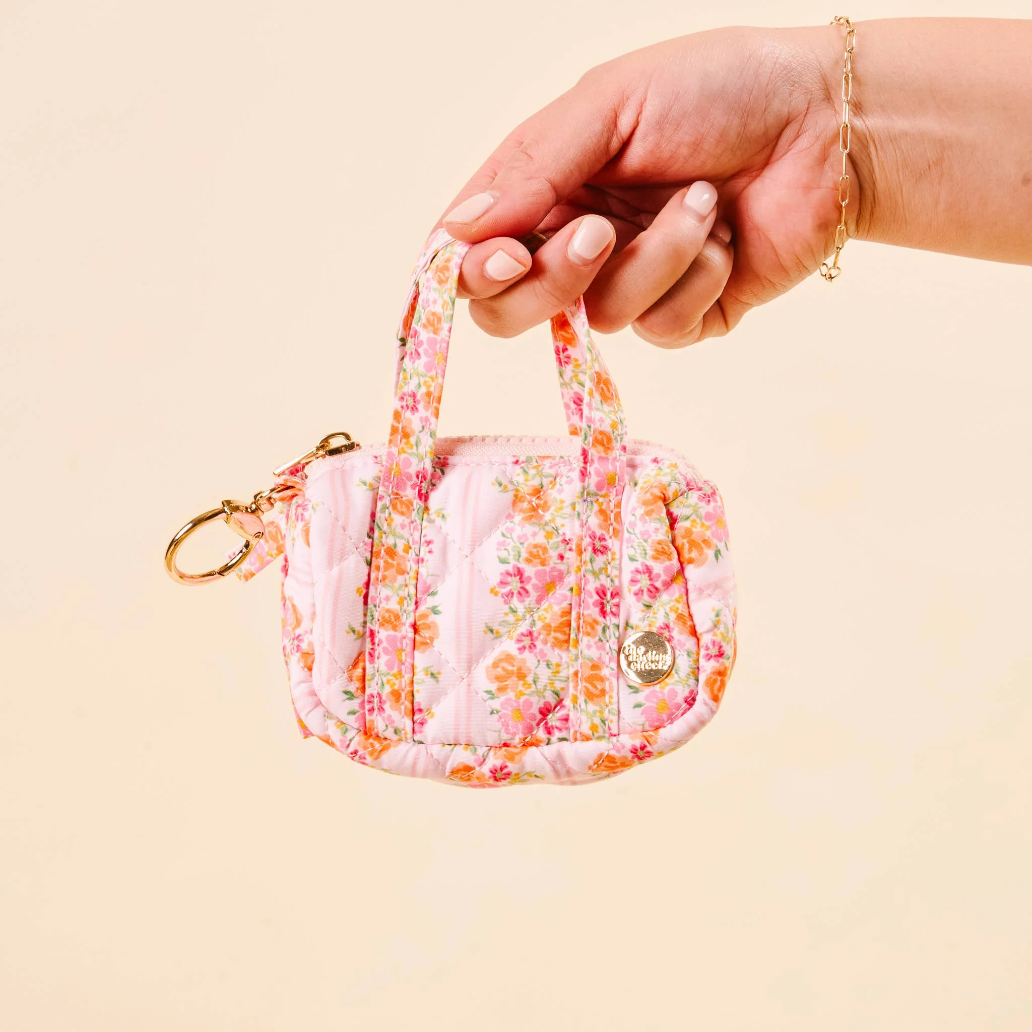 The Darling Effect - Itty Bitty Duffle Bag Charm-Petal Parade Pink - Image 4