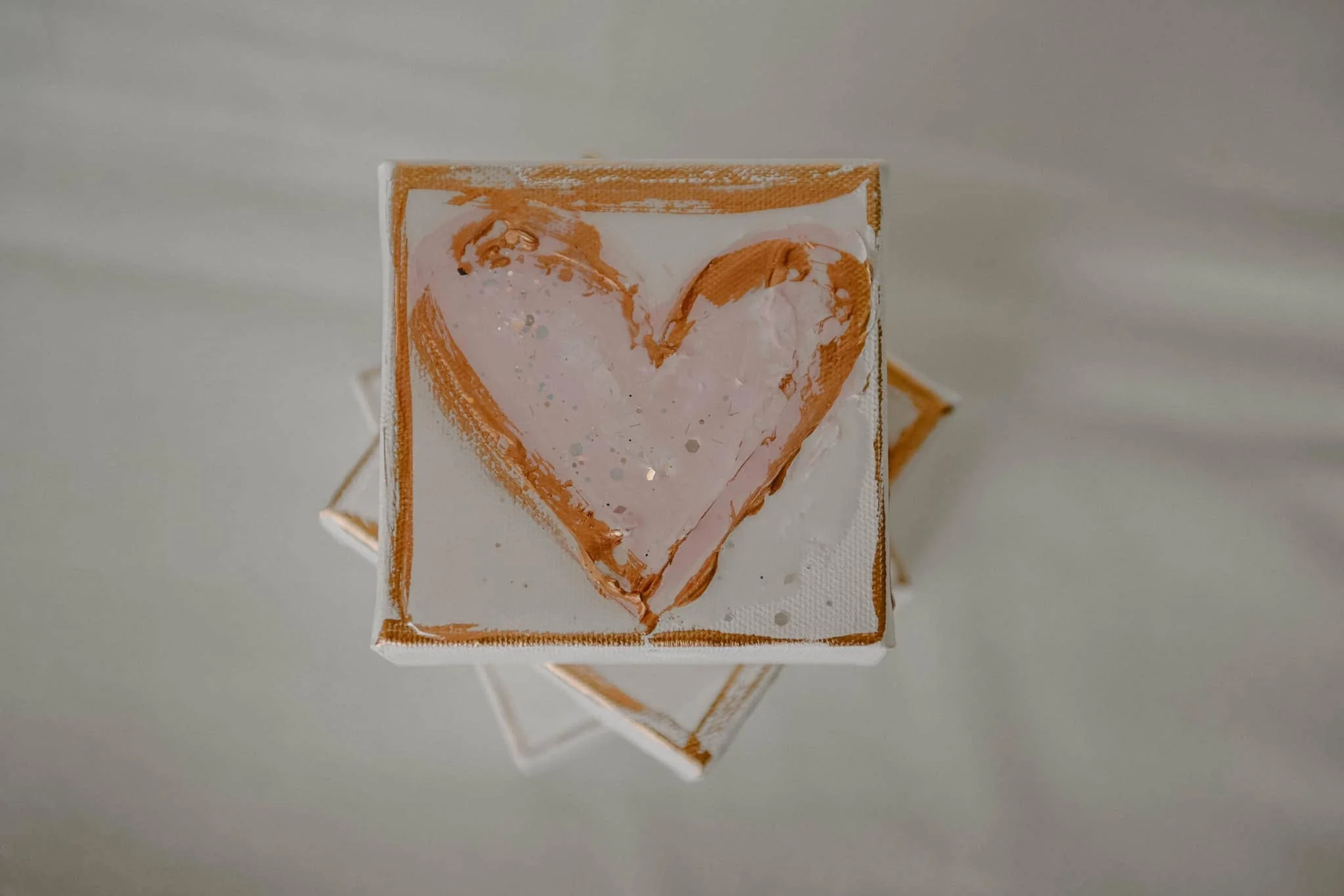 The Painted Petal - 4x4 Heart - Image 4