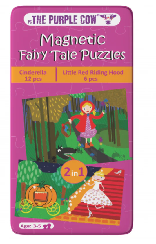 The Purple Cow- Magnetic Fairy Tale Puzzles Cinderella & Little Re