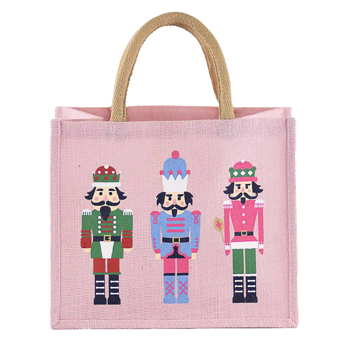 The Royal Standard - Nutcracker March Gift Tote   Light Pink/Multi   12x10x8