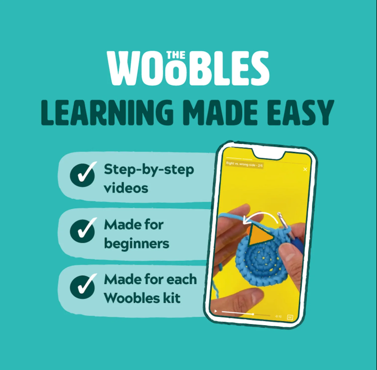 The Woobles - Hello Kitty® Beginner Crochet Kit - Image 3