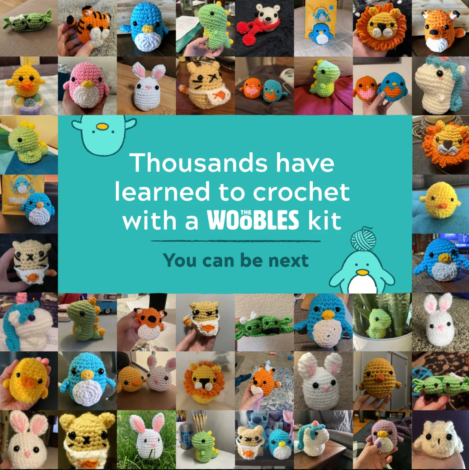 The Woobles - Hello Kitty® Beginner Crochet Kit - Image 6