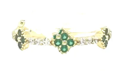 Tiny Clover BTY Pave Ring
