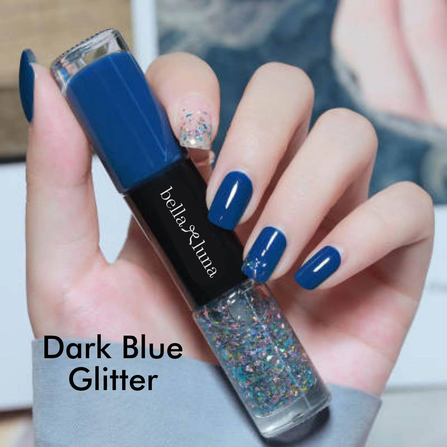 Tiny Gift Society - Double Nail Polish - Trendy Colors, Glitter Polish Gift: Periwinkle - Image 10