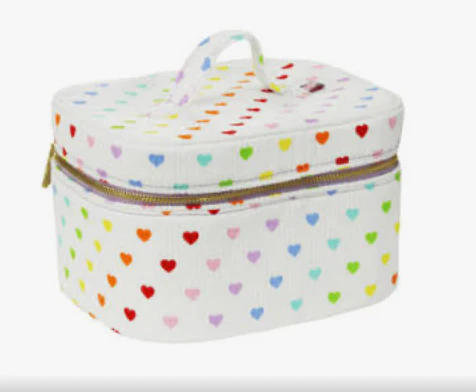 Tiny Hearts Train Case