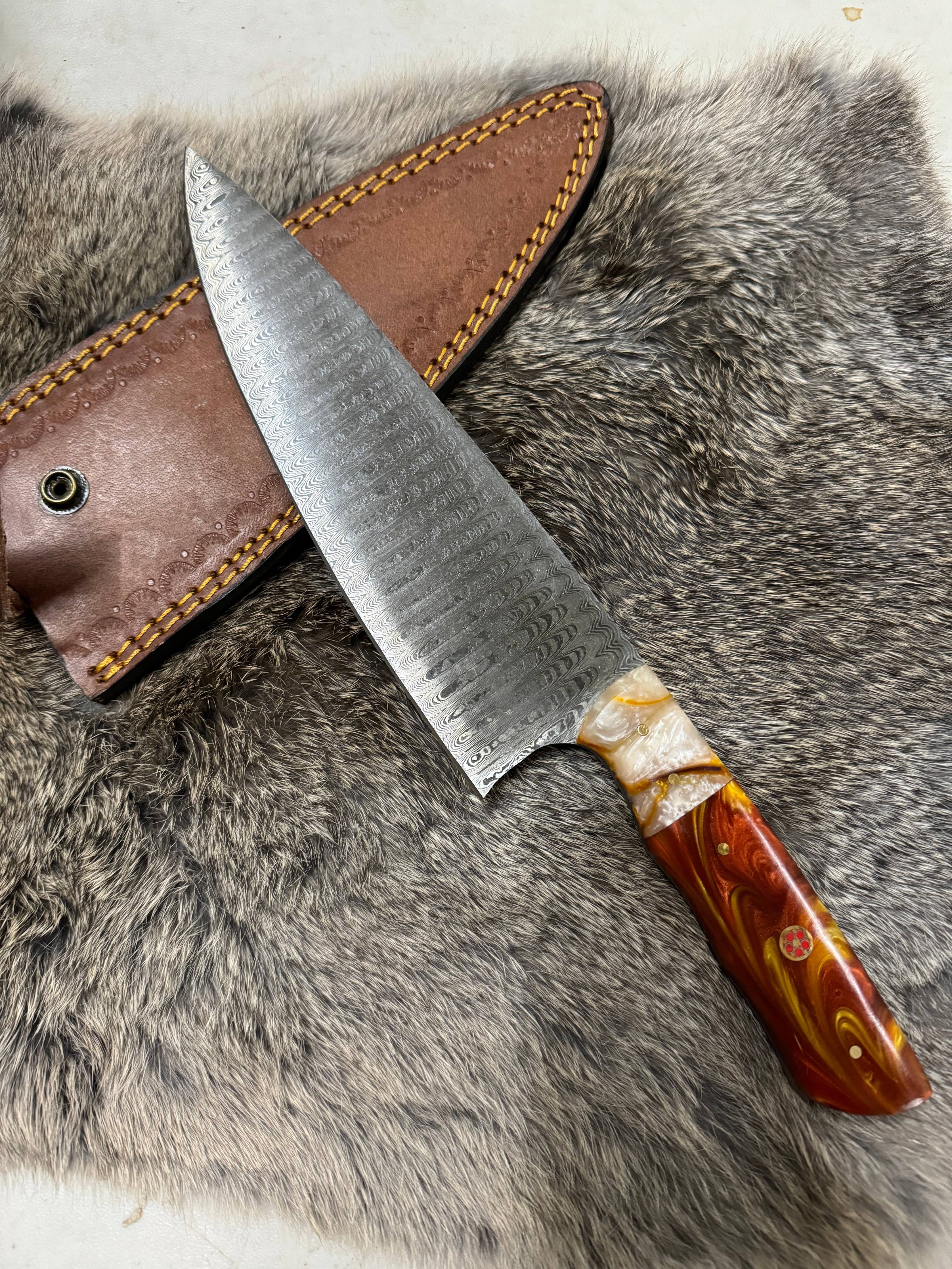Titan International - Damascus Steel Custom Cheff Knife TK-104 - Image 3
