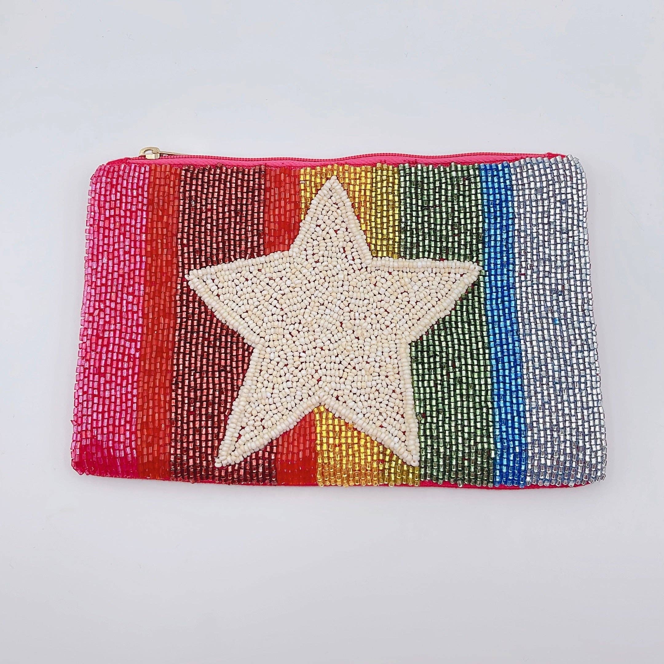 DOORBUSTER Treasure Jewels Inc. - Star rainbow pouch