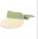 Trina Turk Paperbraid Visor with Satin Crown