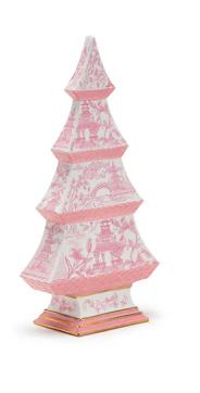Pastel Chinoiserie Pink Tree