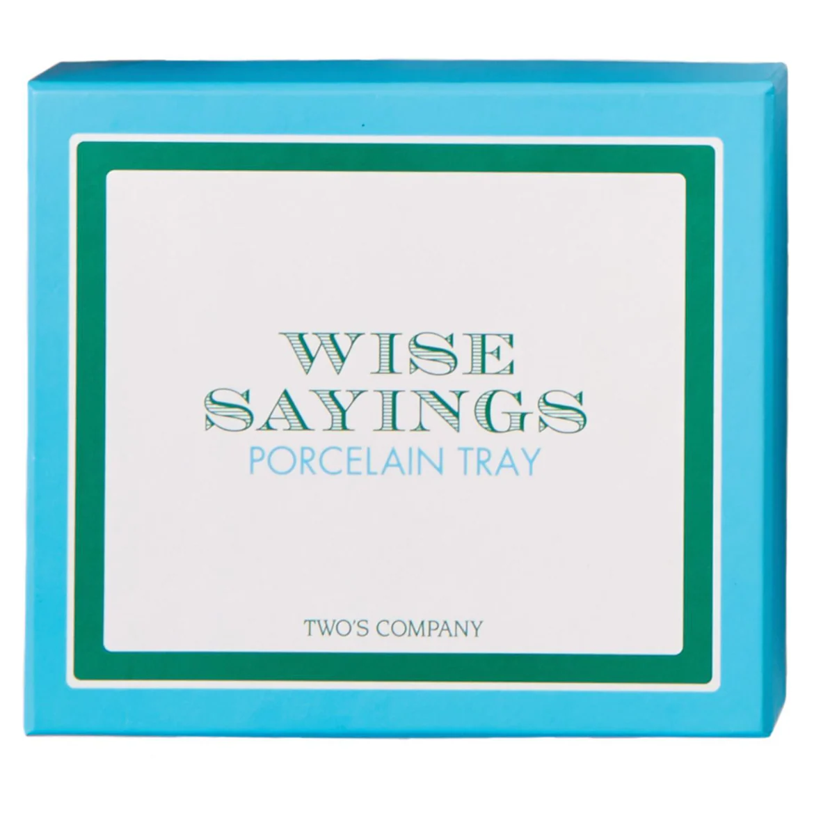 Two's Company Wise Sayings Tray in Gift Box - 3 sayings