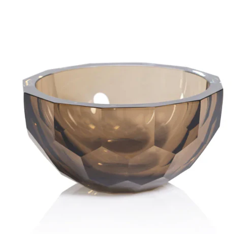 VALLEES CUT GLASS BOWL- HAZEL 6.25" X 3