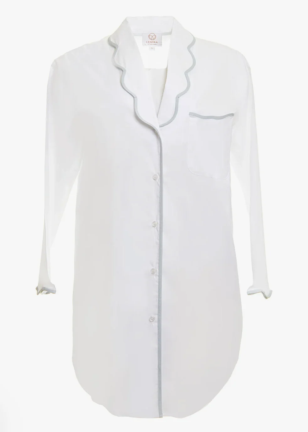 Vandy Cotton Seafoam NightShirt