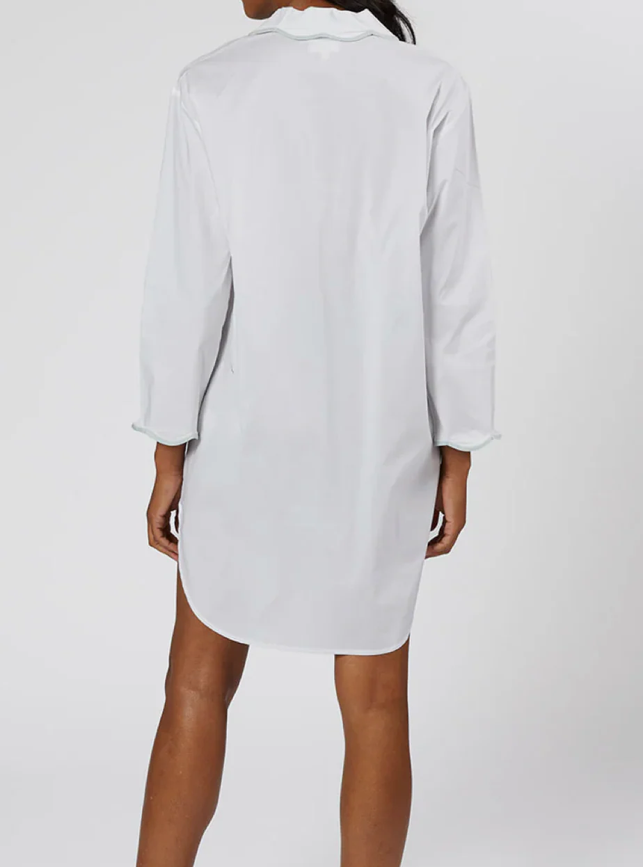 Vandy Cotton Seafoam NightShirt - Image 4