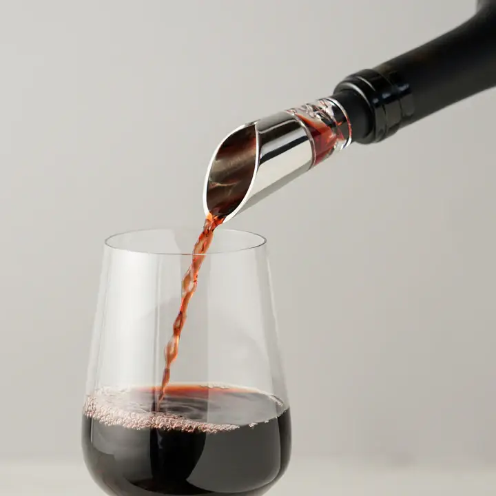 Viski - Harrison Polished Stainless Steel Aerating Pour Spout - Image 3