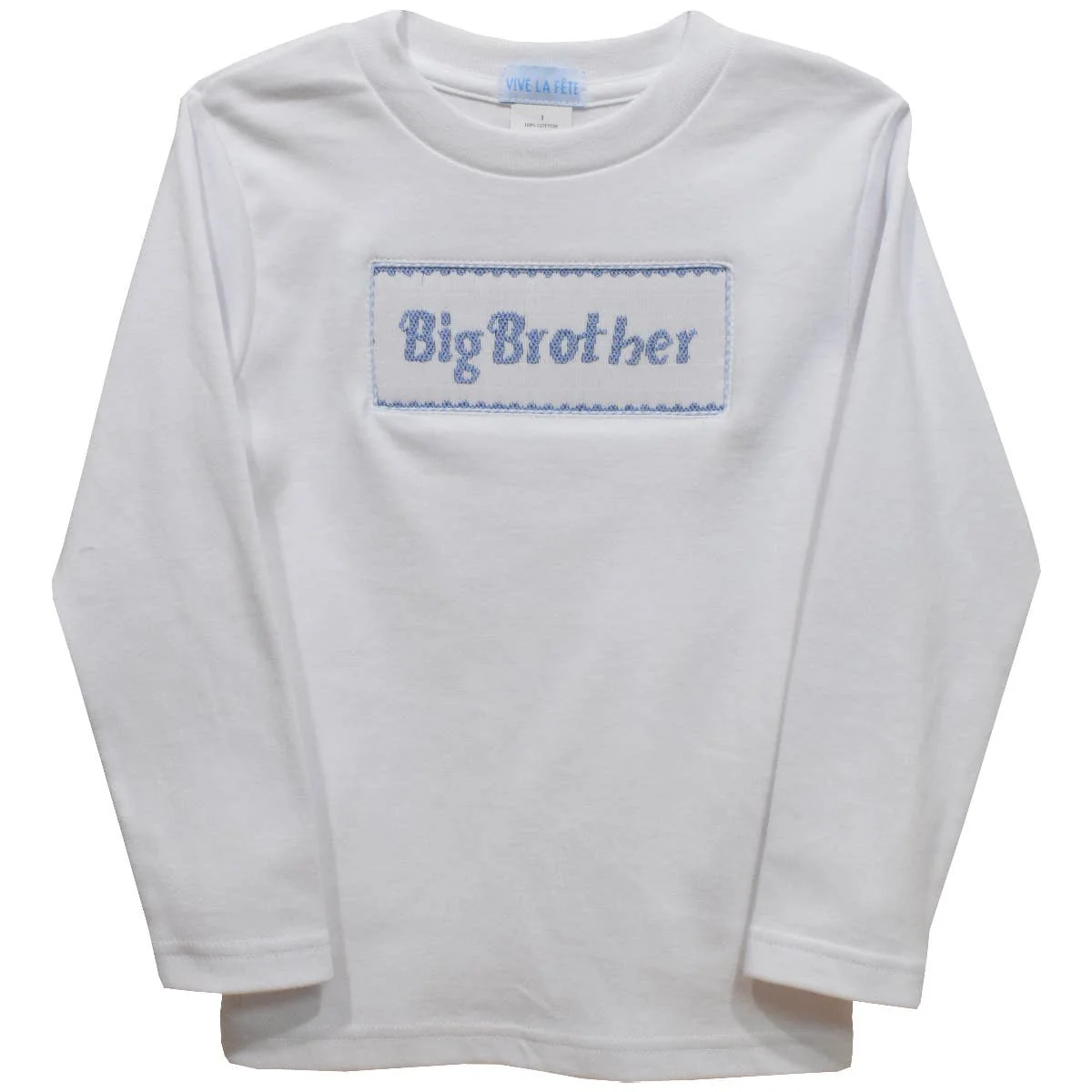 Vive La Fete - Big Brother White Knit Boys T-Shirt 5