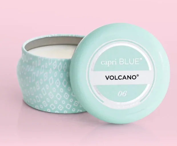 Volcano Aqua Printed Mini Tin, 3 oz