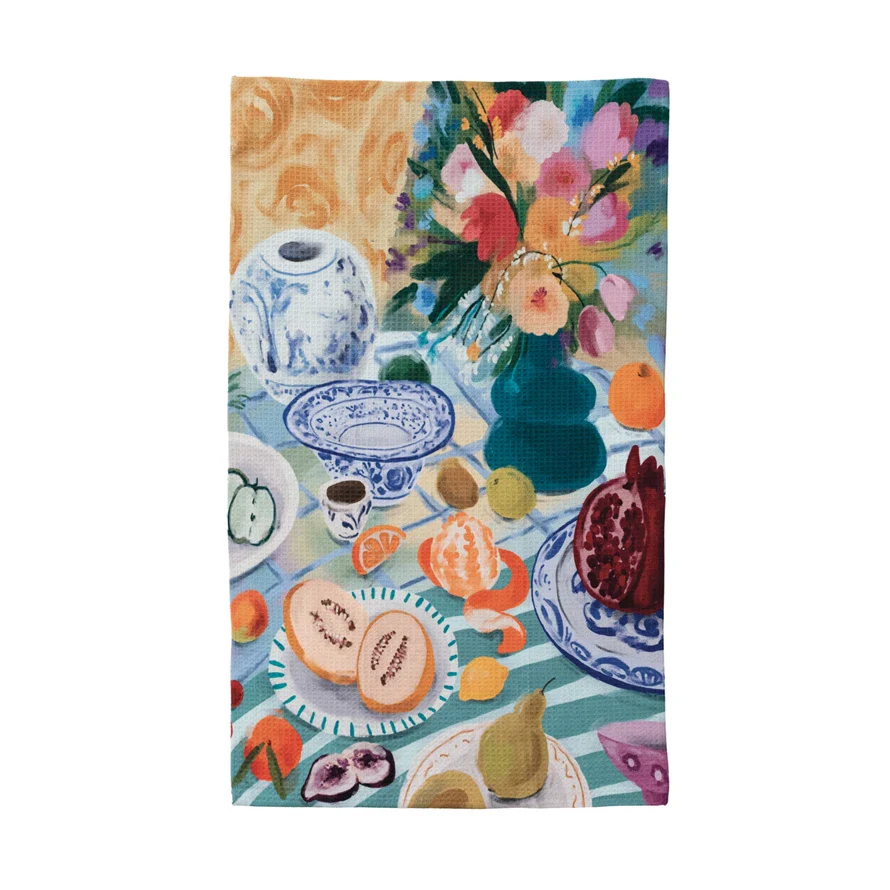 Waffle Weave Microfiber Tea Towel - Image 11