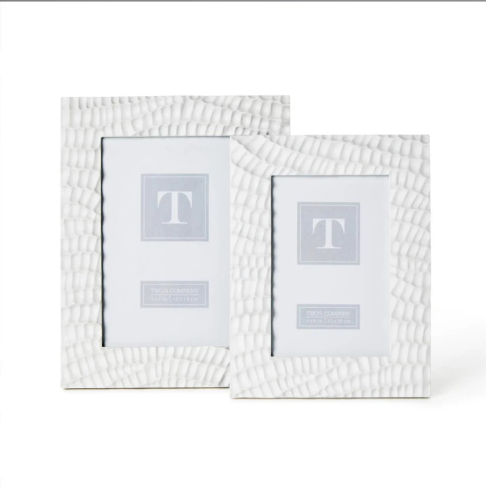 White Coral Reef Photo Frame