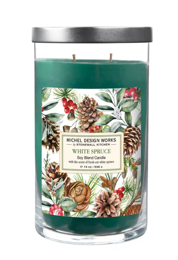 White Spruce Large Tumbler Candle