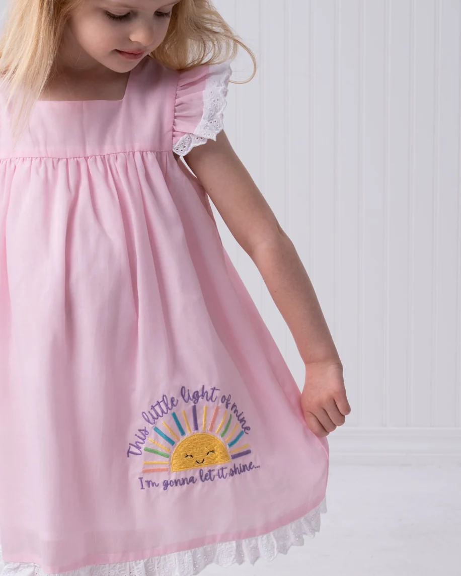Whitney Let it Shine Pink Dress - Image 2