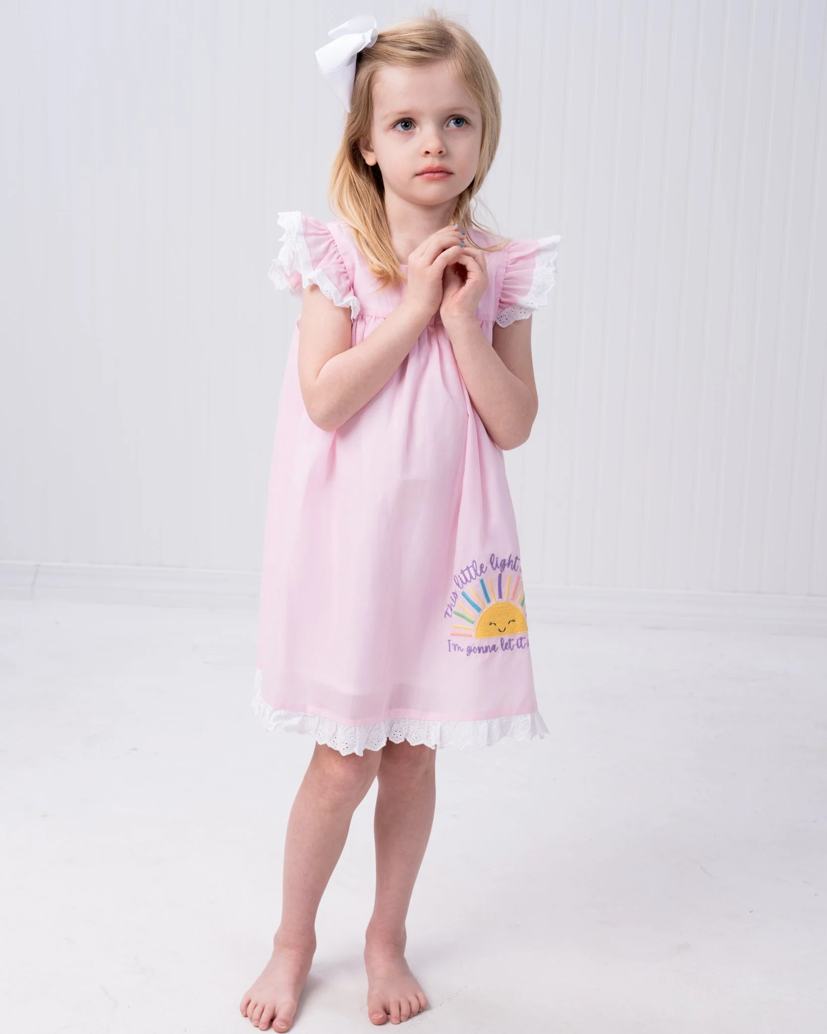 Whitney Let it Shine Pink Dress - Image 3