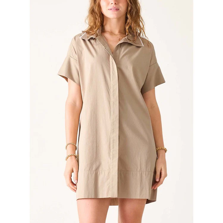 Wide-Hem-Shirt-Dress - Image 2