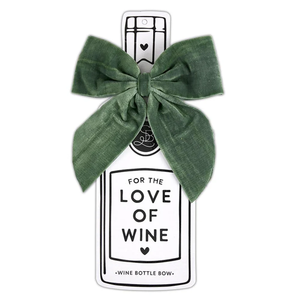 Wine Bottle Bow - Forest