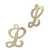 Yellow Gold Filled Cursive Script Letter - Image 11