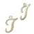 Yellow Gold Filled Cursive Script Letter - Image 17