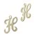 Yellow Gold Filled Cursive Script Letter - Image 7