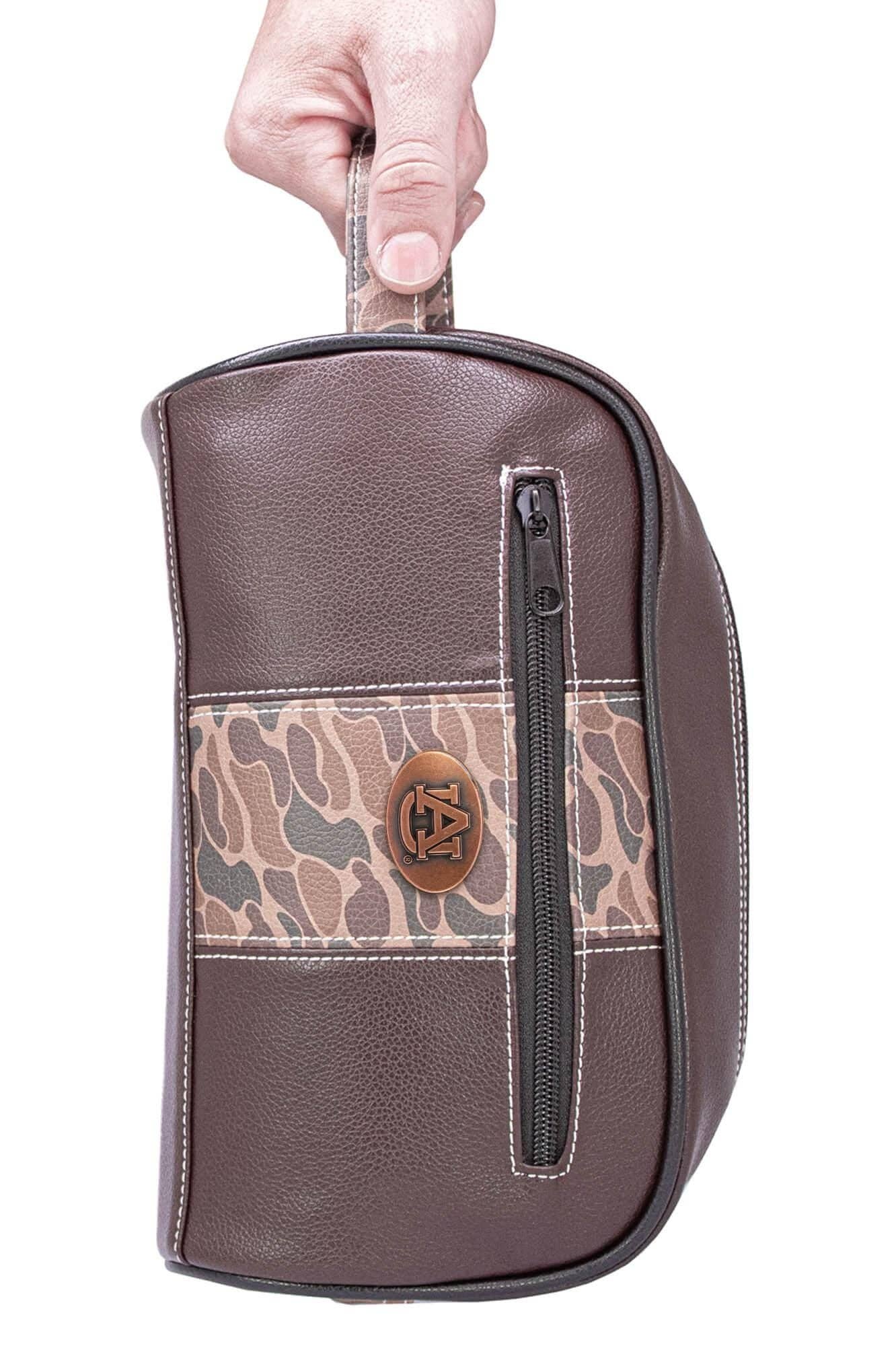 Zep-Pro - Auburn Tigers Men's Camo Dopp Kit.: Green/Gray - Image 3