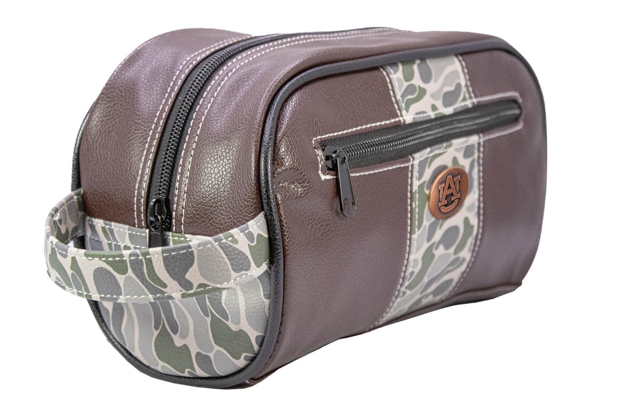 Zep-Pro - Auburn Tigers Men's Camo Dopp Kit.: Green/Gray - Image 5