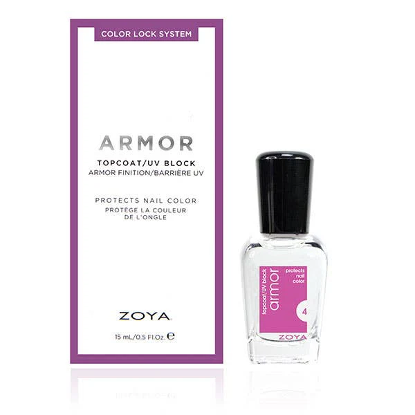 Zoya, Qtica, Smart Spa - Zoya Nail Polish Armor Top Coat 0.5oz